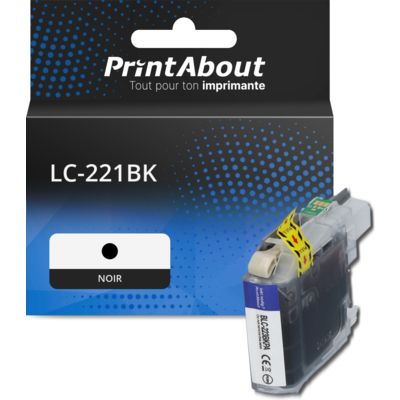 Cartouche compatible Brother LC-221BK - Noir