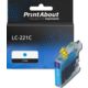 Cartouche compatible Brother LC-221C - Cyan