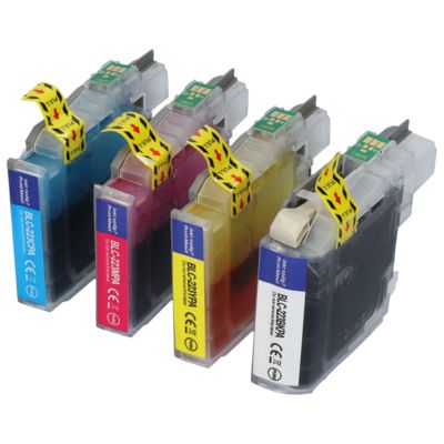 Cartouche compatible Brother LC-221VALBP - 4 couleurs - Multipack