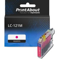Cartouche compatible Brother LC-121M - Magenta