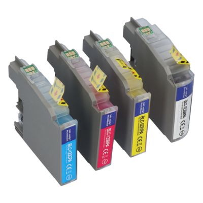 Cartouche compatible Brother LC-121VALBP - 4 couleurs - Multipack
