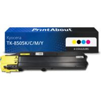 Toner compatible Kyocera TK-8505K/C/M/Y - 4 couleurs - Multipack
