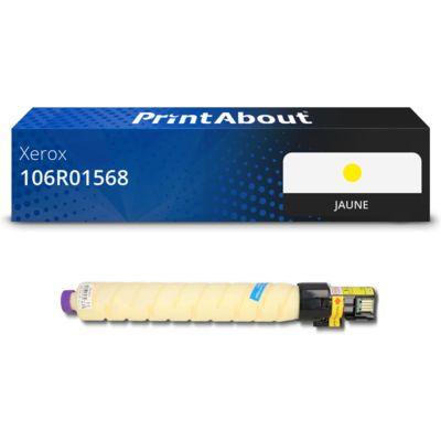 Toner compatible Xerox 106R01568 - Jaune - Grande capacité