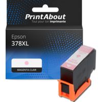 Cartouche compatible Epson 378XL (C13T37964010) - Magenta clair - Grande capacité