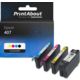 Cartouche compatible Epson 407 (C13T07U41/42/43/440) - 4 couleurs - Multipack