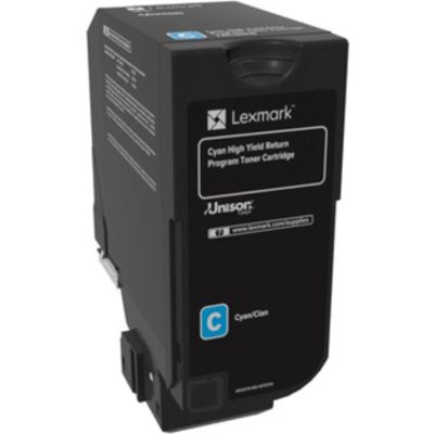 Lexmark 74C2HC0 - Cyan - Toner - Grande capacité