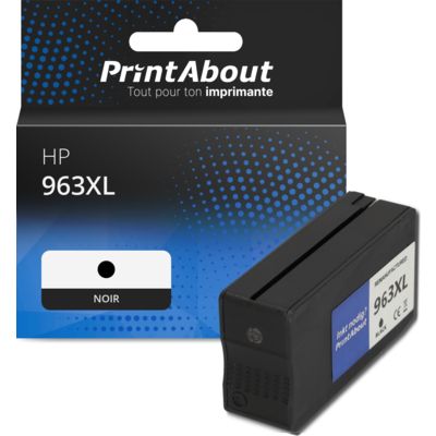 Cartouche compatible HP 963XL (3JA30AE) - Noir - Grande capacité