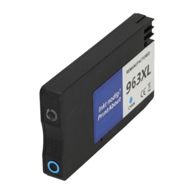Cartouche compatible HP 963XL (3JA27AE) - Cyan - Grande capacité