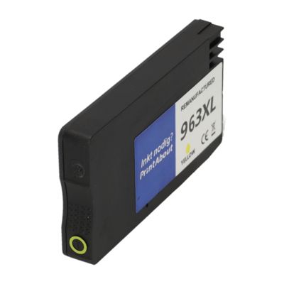 Cartouche compatible HP 963XL (3JA29AE) - Jaune - Grande capacité