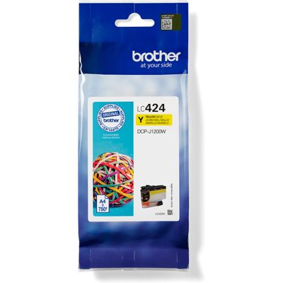 Brother LC-424Y - Jaune - Cartouche d'encre