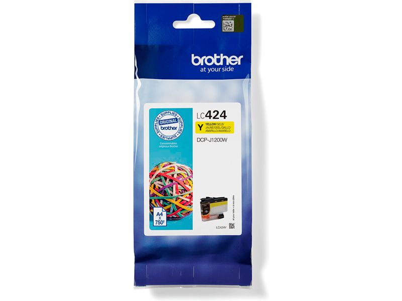 Brother LC-424Y Inktcartridge Geel
