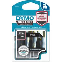 Ruban Dymo Durable 1978367 Noir sur orange (12 mm)