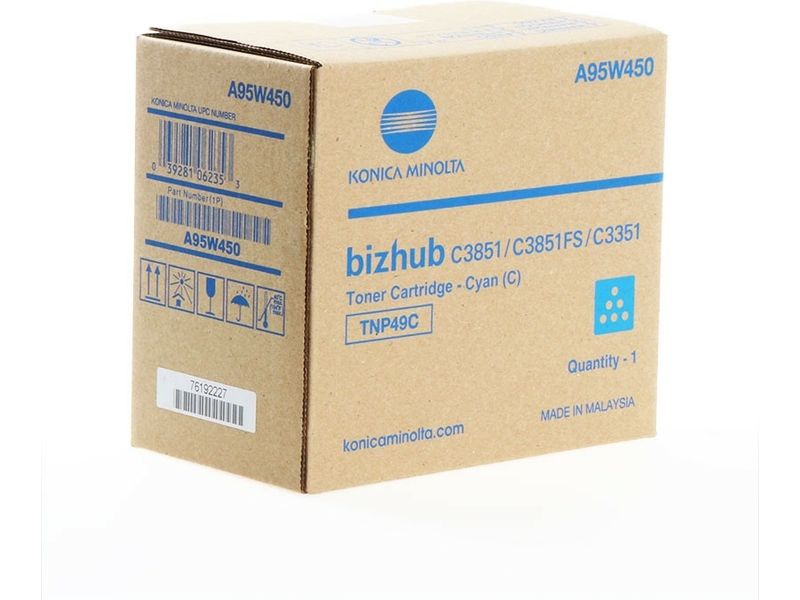 Konica Minolta A95W450 (TNP-49Y) Toner Cyaan