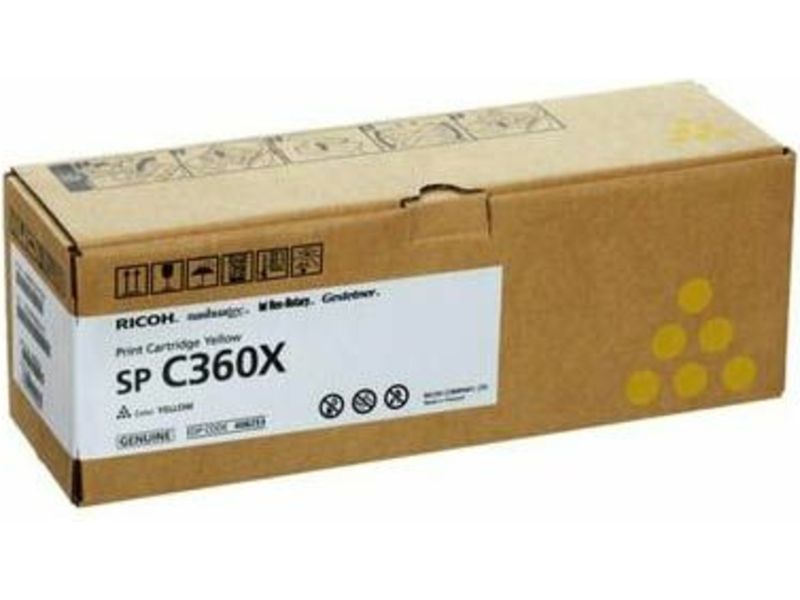 Ricoh 408253 (SP C361) Toner Geel Extra hoge capaciteit