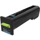Lexmark 72K2XC0 - Cyan - Toner