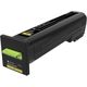 Lexmark 72K2XY0 - Jaune - Toner
