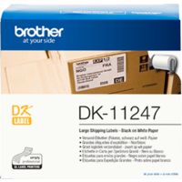 Brother DK-11247 - (103 mm x 164 mm) - Noir sur blanc - Étiquette