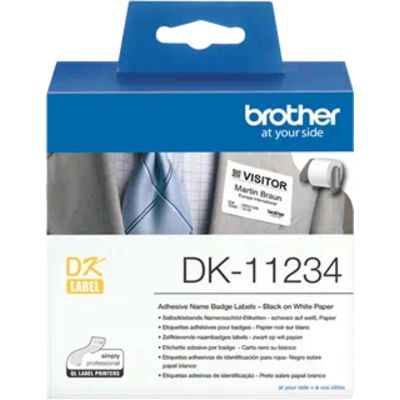 Brother DK- 11234 - Noir sur blanc - Étiquette