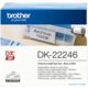 Brother DK-22246 - Noir sur blanc - Étiquette