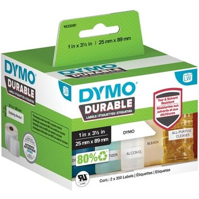 Dymo 1933081 - Noir sur blanc - Étiquette