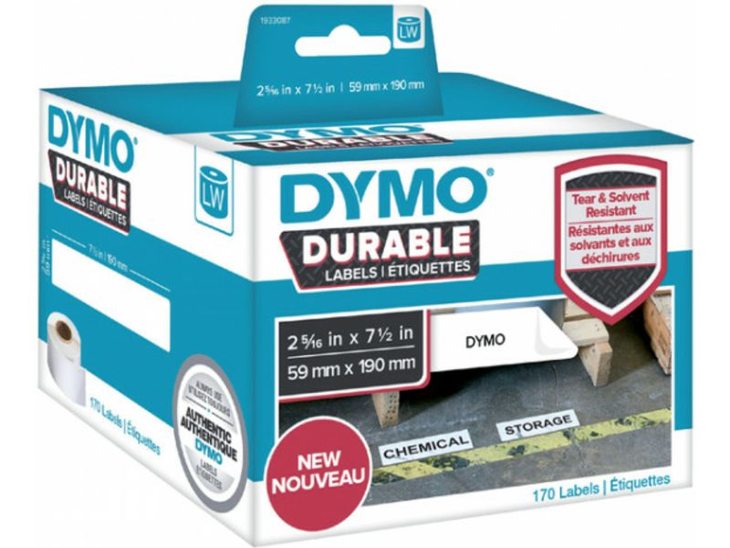 Dymo 1933087 Etiket Zwart op wit