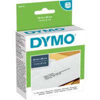 Dymo 1983173 - (28 mm x 89 mm) - Noir sur blanc - Étiquette