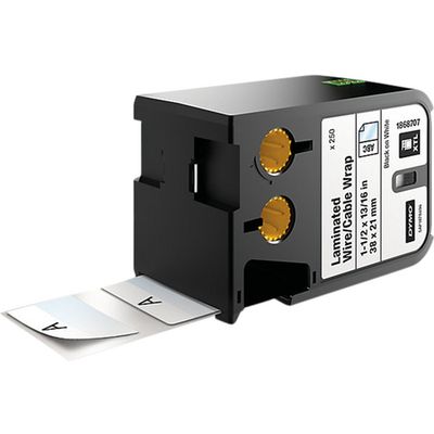 Dymo 1868707 - (21 mm x 38 mm) - Noir sur blanc - Étiquette