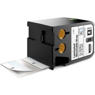 Dymo 1868710 (1868705) - (21 mm x 51 mm) - Noir sur blanc - Étiquette