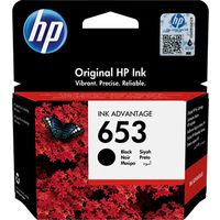 HP 653 (3YM75AE) - Noir - Cartouche d'encre