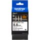 Brother HSe-221 - (8,8 mm) - Noir sur blanc - Ruban