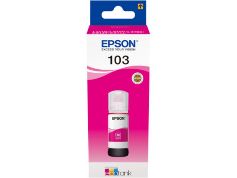 Epson 103 - 65 ml - magenta - original - recharge d'encre - pour Epson L1210, L3210, L3211, L3250, L3251, L3256, L3260, L3266, L5296; EcoTank L11050, L1250
