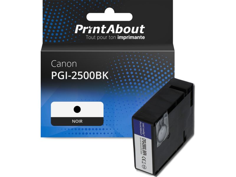 Cartouche compatible Canon PGI-2500BK - Noir