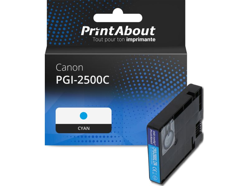 Cartouche compatible Canon PGI-2500C - Cyan