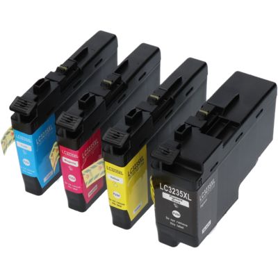 Cartouche compatible Brother LC-3235XL - Noir + 3 couleurs - Multipack