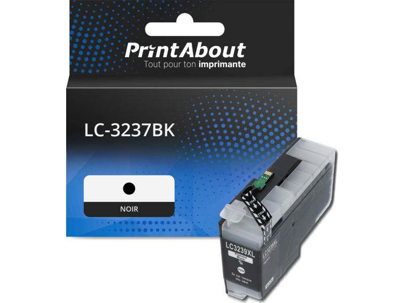 Cartouche compatible Brother LC-3237BK - Noir