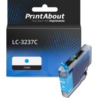 Cartouche compatible Brother LC-3237C - Cyan