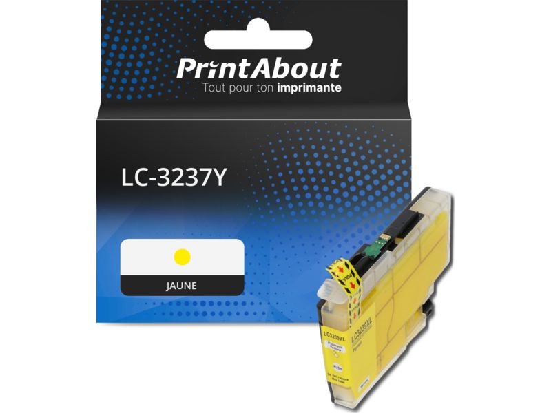 Cartouche compatible Brother LC-3237Y - Jaune