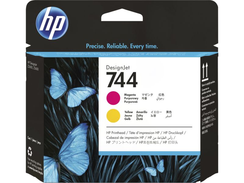HP F9J87A (744) Printkop Magenta + geel