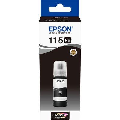 Epson 115 (C13T07D14A) - Noir photo - Cartouche d'encre