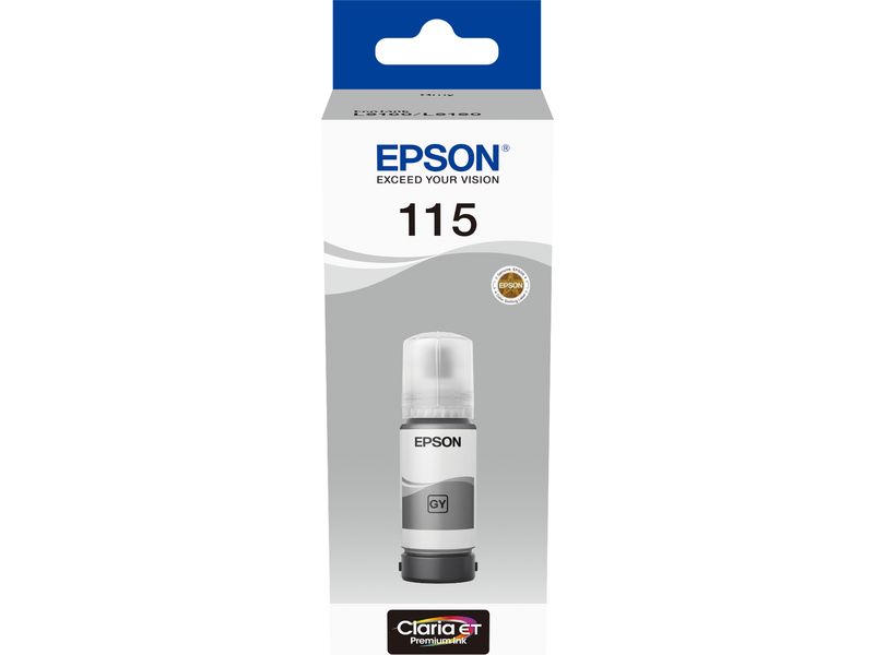 Epson 115 (C13T07D54A) Inktcartridge Grijs