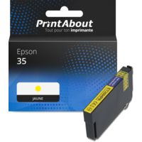 Cartouche compatible Epson 35 (C13T35844010) - Jaune