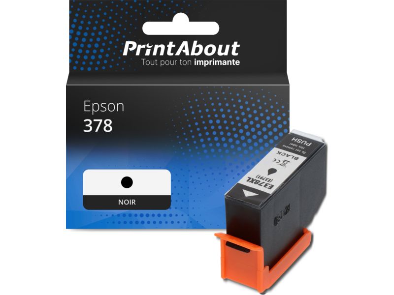 Cartouche compatible Epson 378 (C13T37814010) - Noir