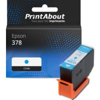 Cartouche compatible Epson 378 (C13T37824010) - Cyan