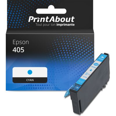 Cartouche compatible Epson 405 (C13T05G24010) - Cyan