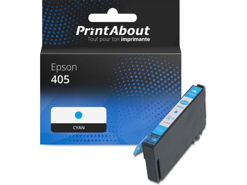 Cartouche compatible Epson 405 (C13T05G24010) - Cyan