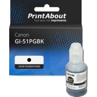 Cartouche compatible Canon GI-51PGBK - Noir pigmentaire