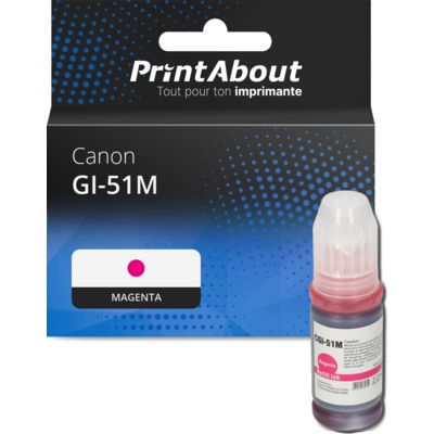 Cartouche compatible Canon GI-51M - Magenta