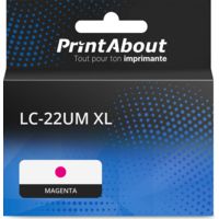 Cartouche compatible Brother LC-22UM XL - Magenta - Grande capacité