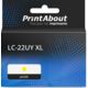 Cartouche compatible Brother LC-22UY XL - Jaune - Grande capacité