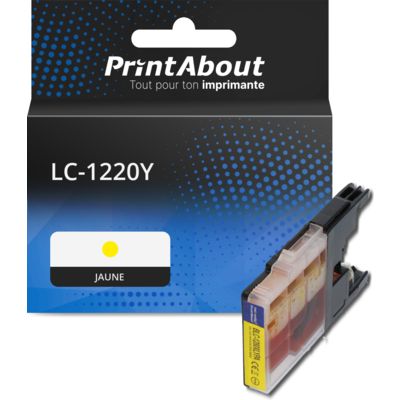 Cartouche compatible Brother LC-1220Y - Jaune